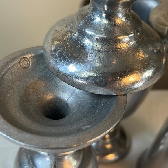 Vintage Wilton Armetale Goblets Set of 5 Tavern Pub Renaissance Props Gift Cabin - Picture 4 of 7